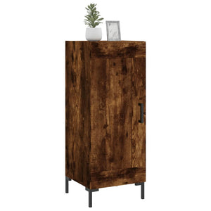 Credenza Rovere Fumo 34,5x34x90 cm in Legno Multistrato 830449