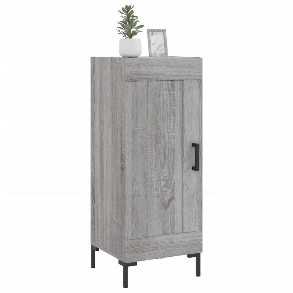 Credenza Grigio Sonoma 34,5x34x90 cm in Legno Multistrato 830450