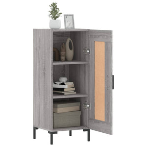 Credenza Grigio Sonoma 34,5x34x90 cm in Legno Multistrato 830450