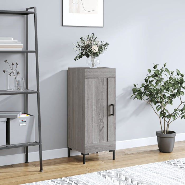 Credenza Grigio Sonoma 34,5x34x90 cm in Legno Multistrato 830450