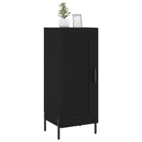 Credenza Nero 34,5x34x90 cm in Legno Multistrato 830453