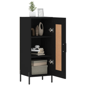 Credenza Nero 34,5x34x90 cm in Legno Multistrato 830453