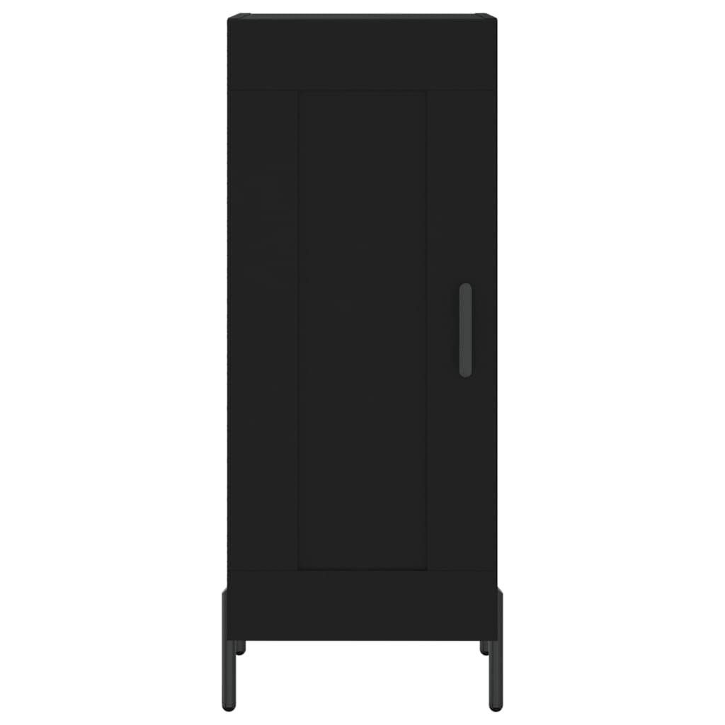 Credenza Nero 34,5x34x90 cm in Legno Multistrato 830453