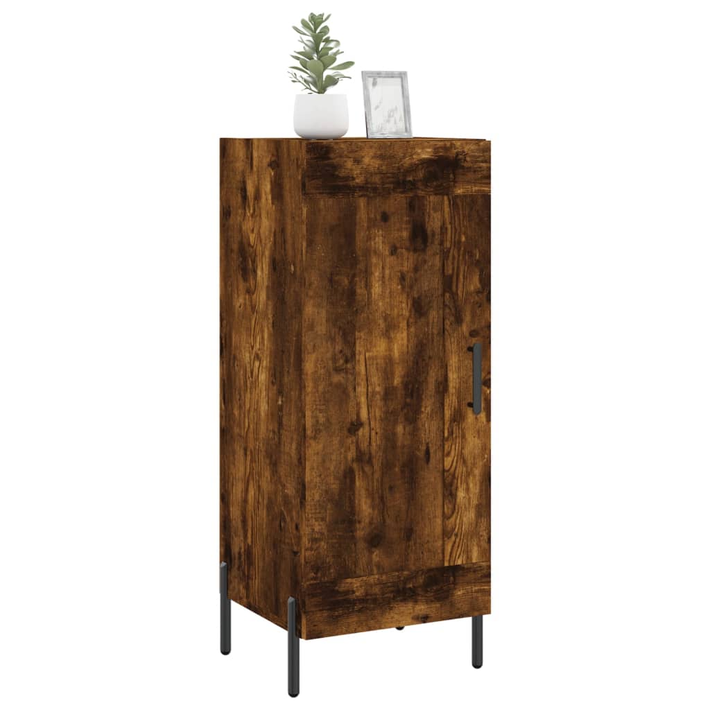 Credenza Rovere Fumo 34,5x34x90 cm in Legno Multistratocod mxl 128853