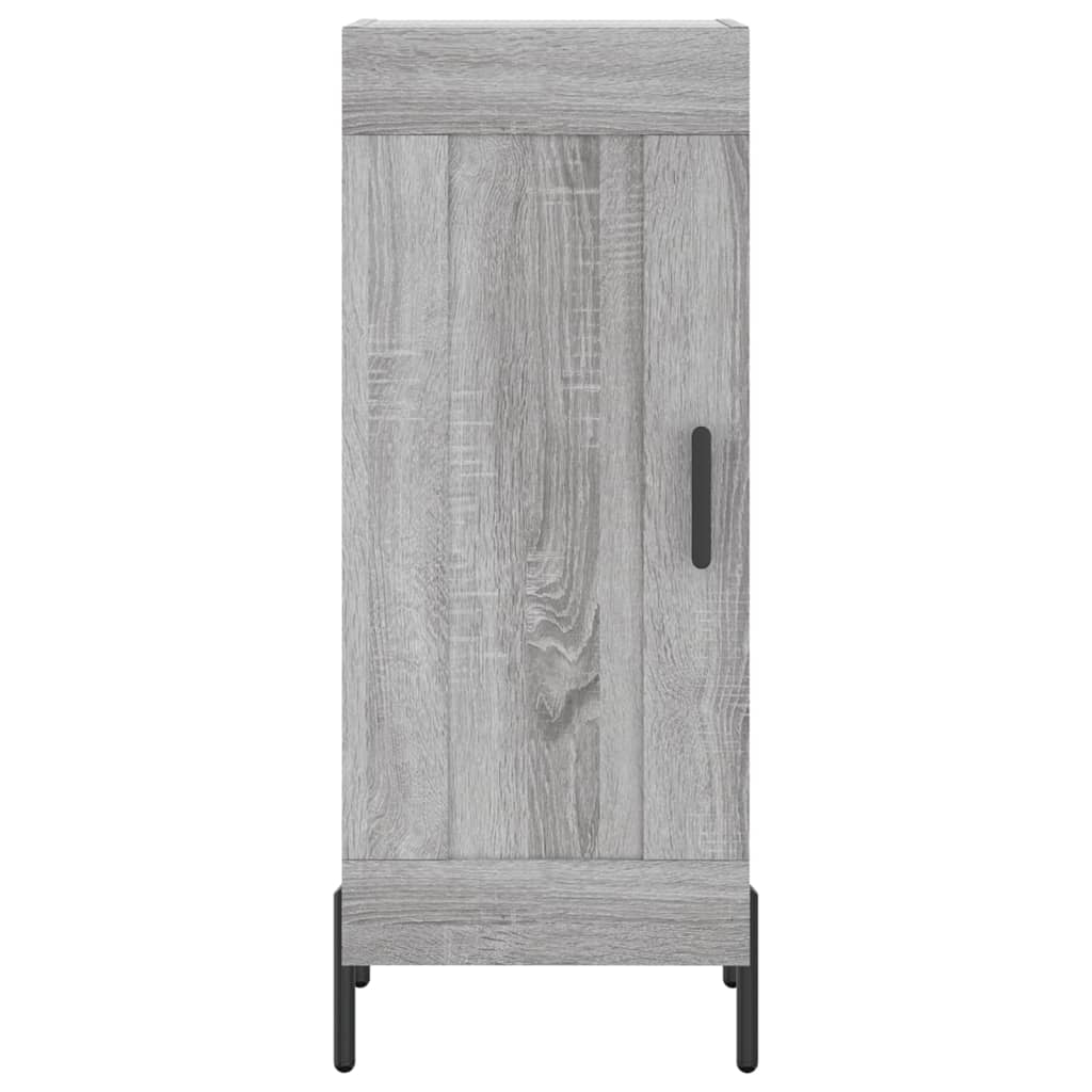 Credenza Grigio Sonoma 34,5x34x90 cm in Legno Multistrato 830458