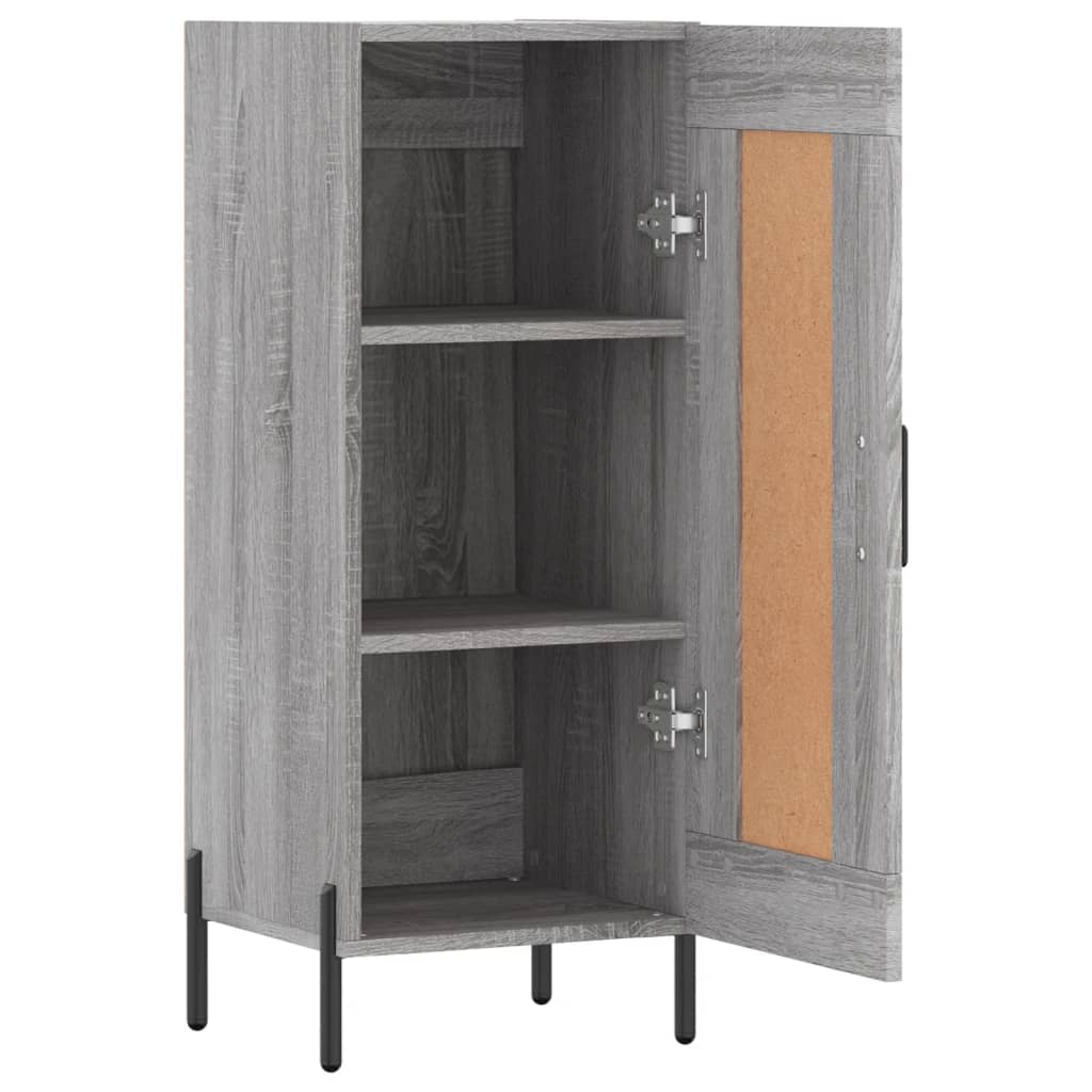 Credenza Grigio Sonoma 34,5x34x90 cm in Legno Multistrato 830458