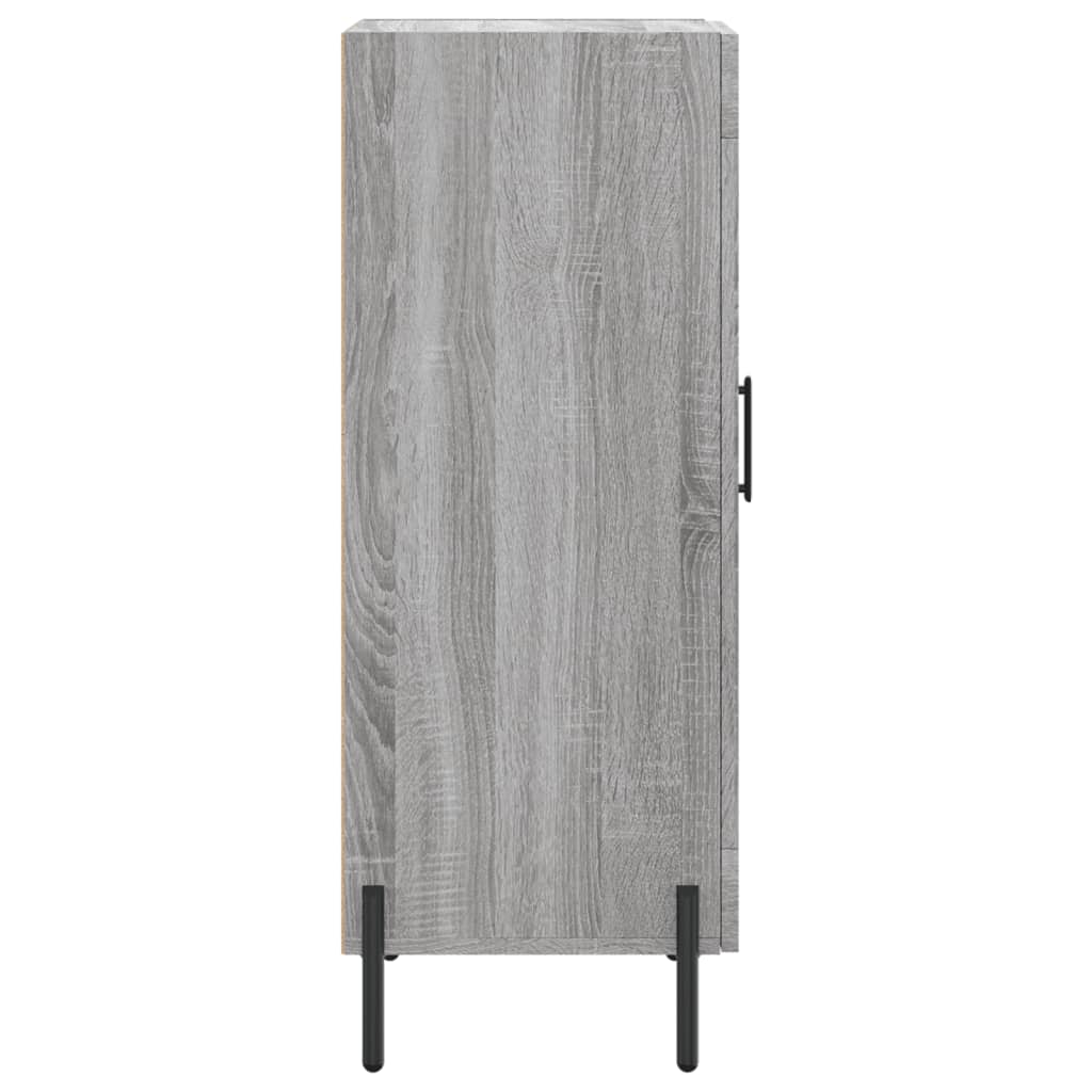 Credenza Grigio Sonoma 34,5x34x90 cm in Legno Multistrato 830458