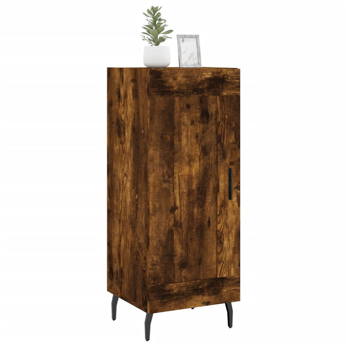 Credenza Rovere Fumo 34,5x34x90 cm in Legno Multistrato 830465