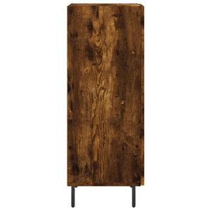 Credenza Rovere Fumo 34,5x34x90 cm in Legno Multistrato 830465