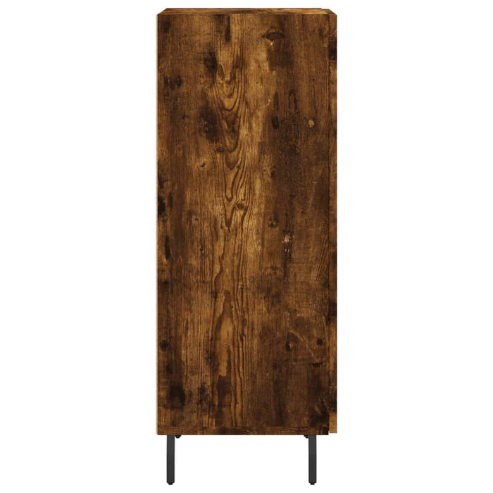 Credenza Rovere Fumo 34,5x34x90 cm in Legno Multistrato 830465