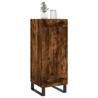 Credenza Rovere Fumo 34,5x34x90 cm in Legno Multistrato 830473