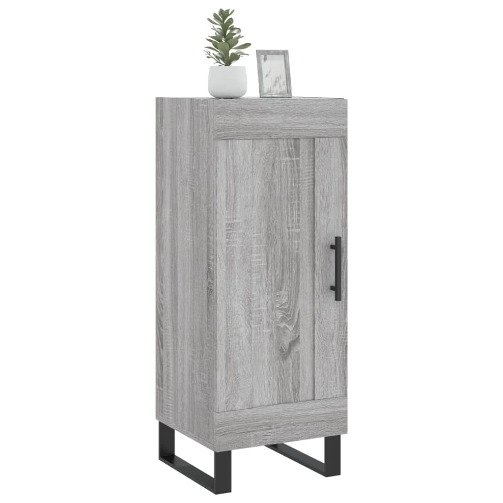 Credenza Grigio Sonoma 34,5x34x90 cm in Legno Multistratocod mxl 128592