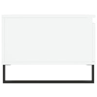 Tavolino da Salotto Bianco 90x50x36,5 cm in Legno Multistrato 830812