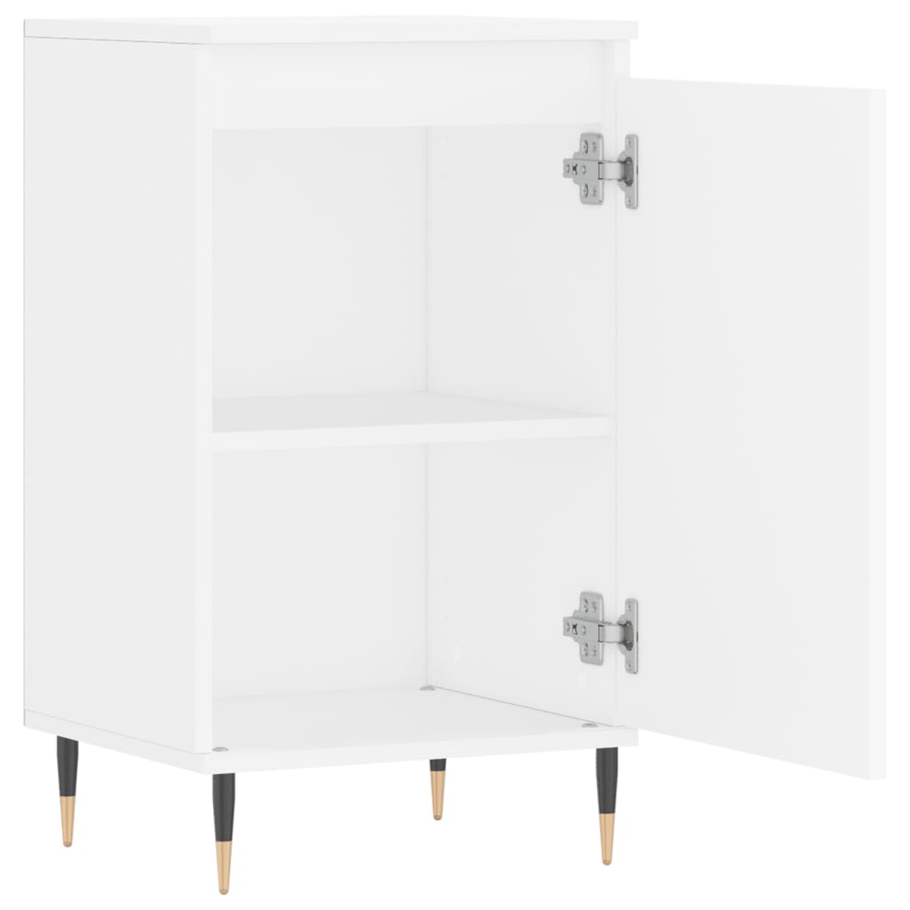 Credenza Bianca 40x35x70 cm in Legno Multistrato 831036