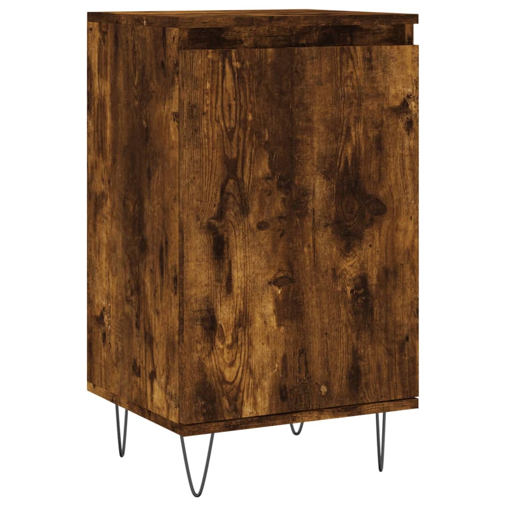 Credenza Rovere Fumo 40x35x70 cm in Legno Multistrato 831062