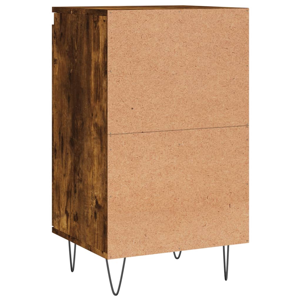 Credenza Rovere Fumo 40x35x70 cm in Legno Multistrato 831062