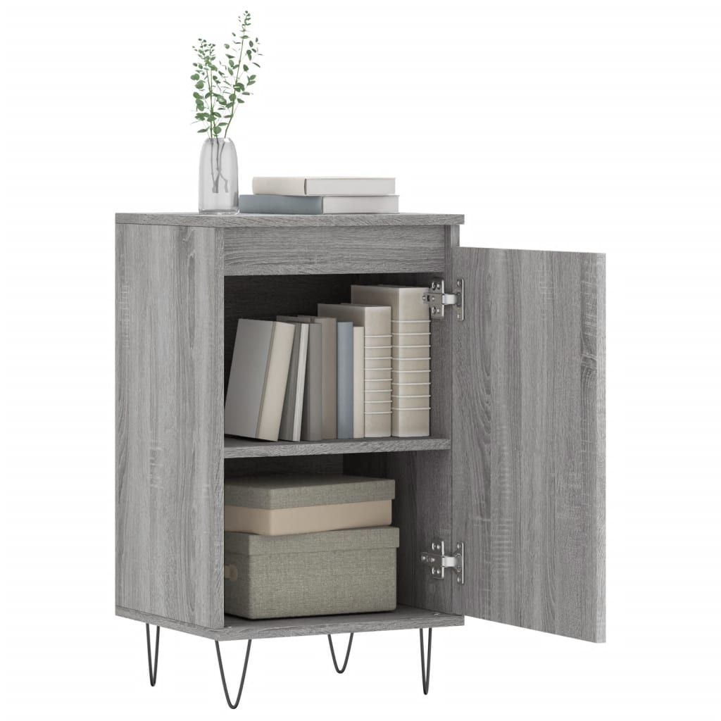 Credenza Grigio Sonoma 40x35x70 cm in Legno Multistrato 831064