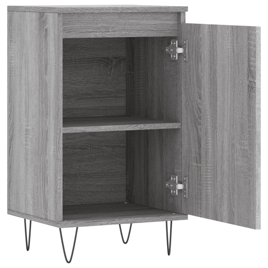 Credenza Grigio Sonoma 40x35x70 cm in Legno Multistrato 831064