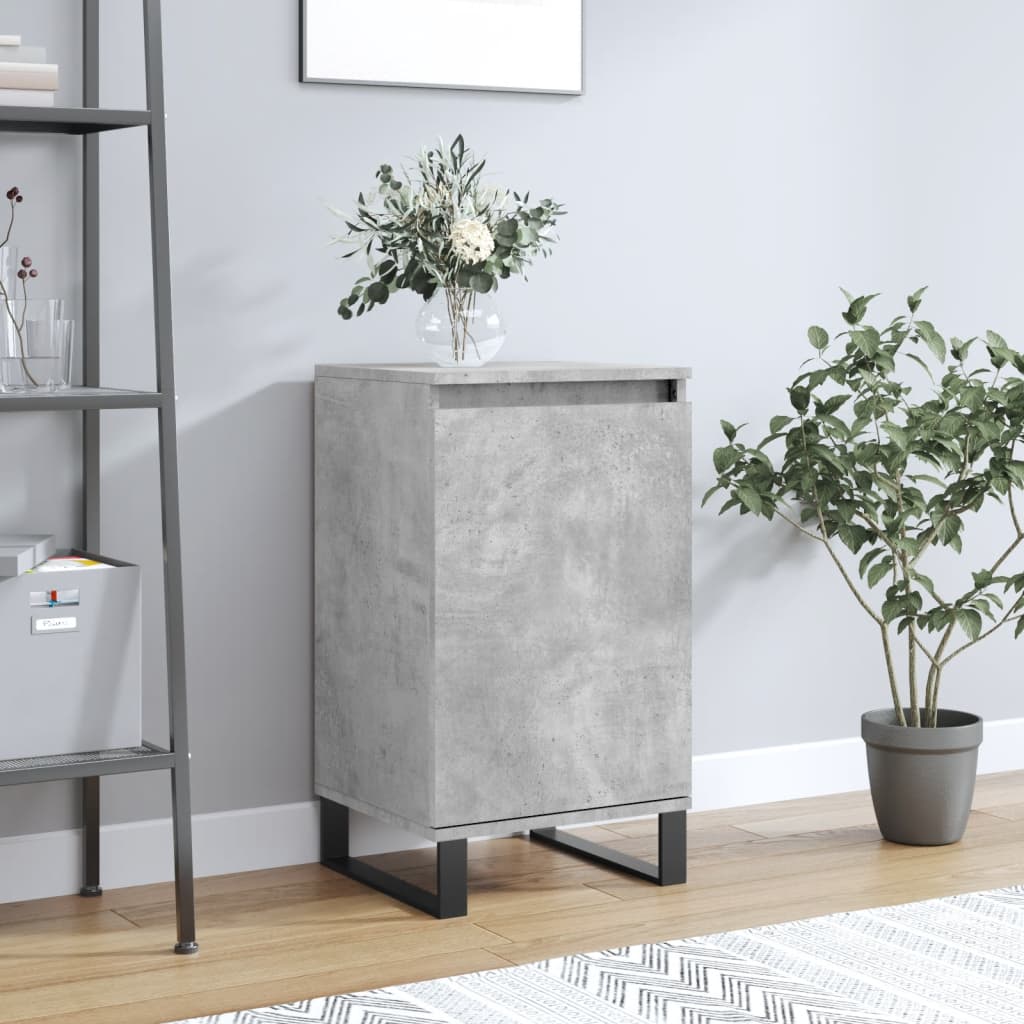 Credenza Grigio Cemento 40x35x70 cm in Legno Multistratocod mxl 80803