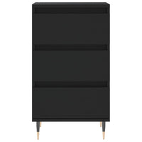 Credenza Nera 40x35x70 cm in Legno Multistrato 831085