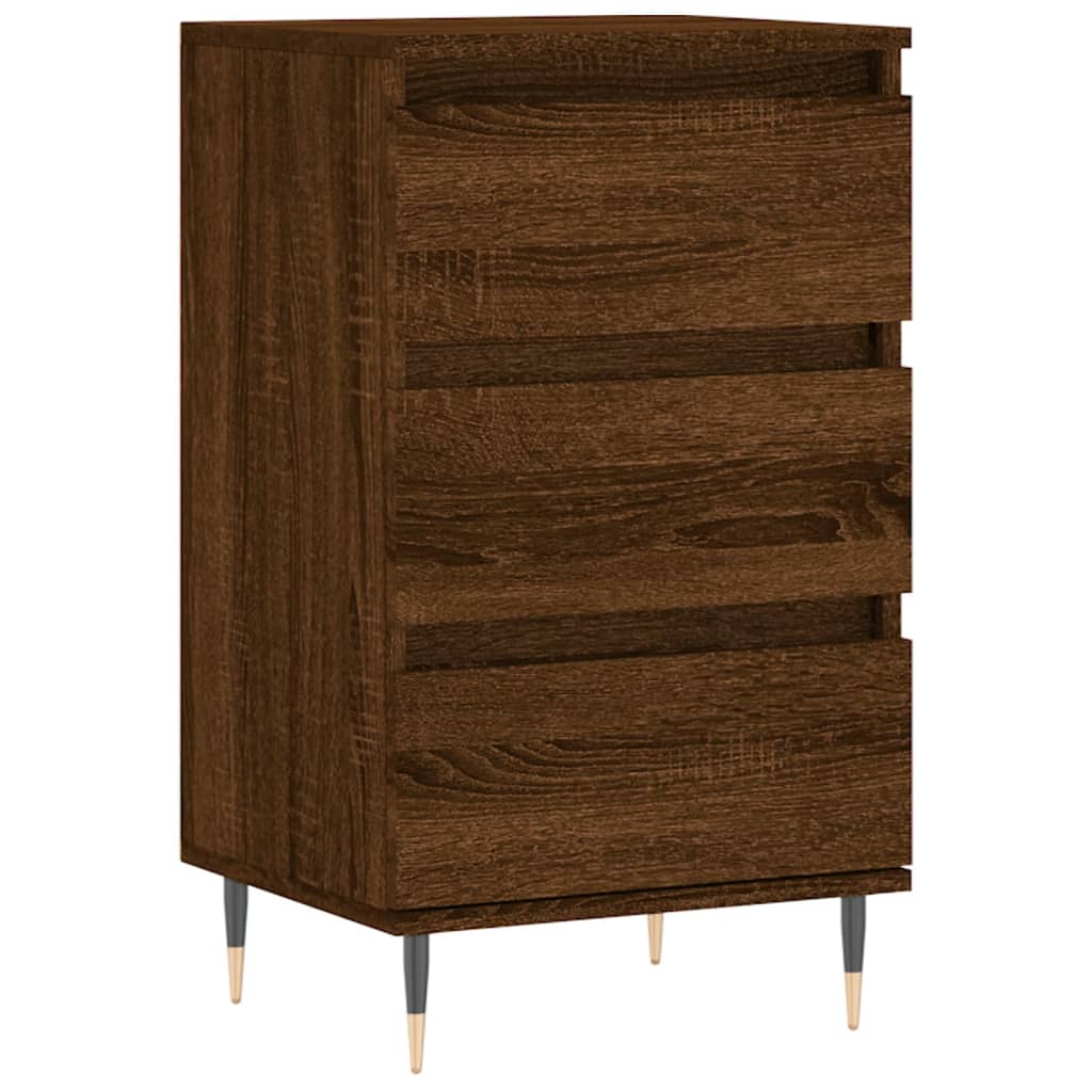 Credenza Rovere Marrone 40x35x70 cm in Legno Multistratocod mxl 128865