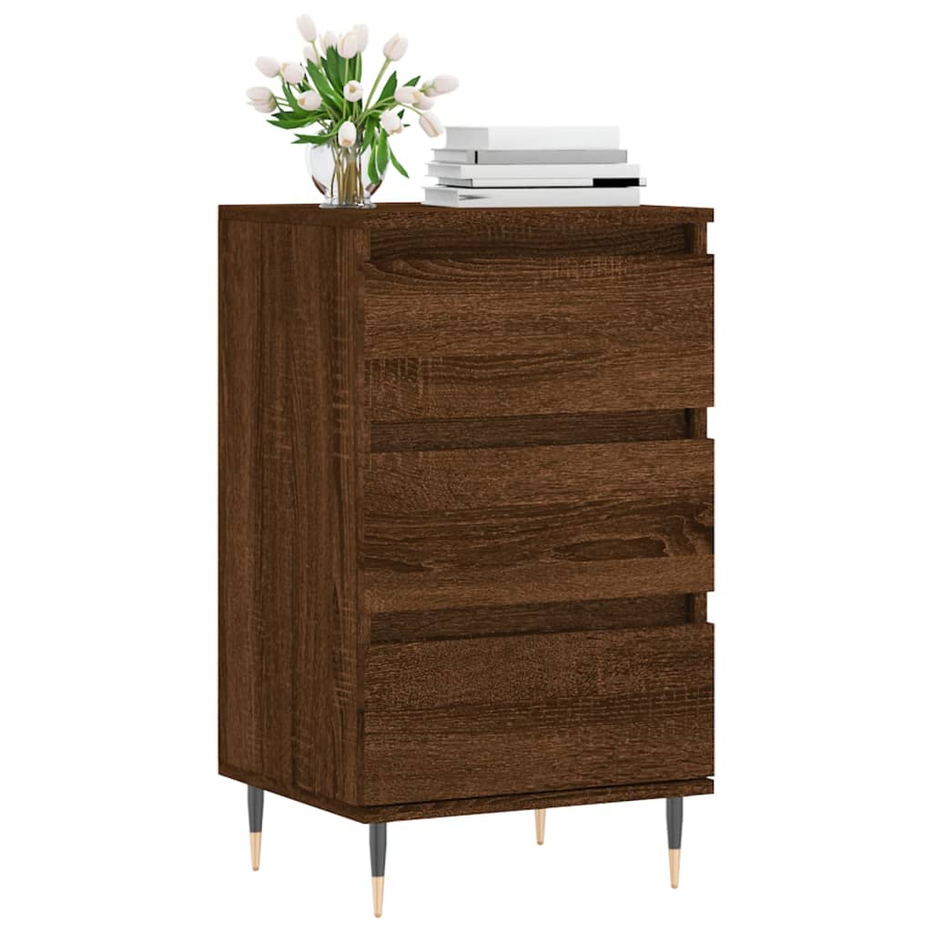 Credenza Rovere Marrone 40x35x70 cm in Legno Multistratocod mxl 128865