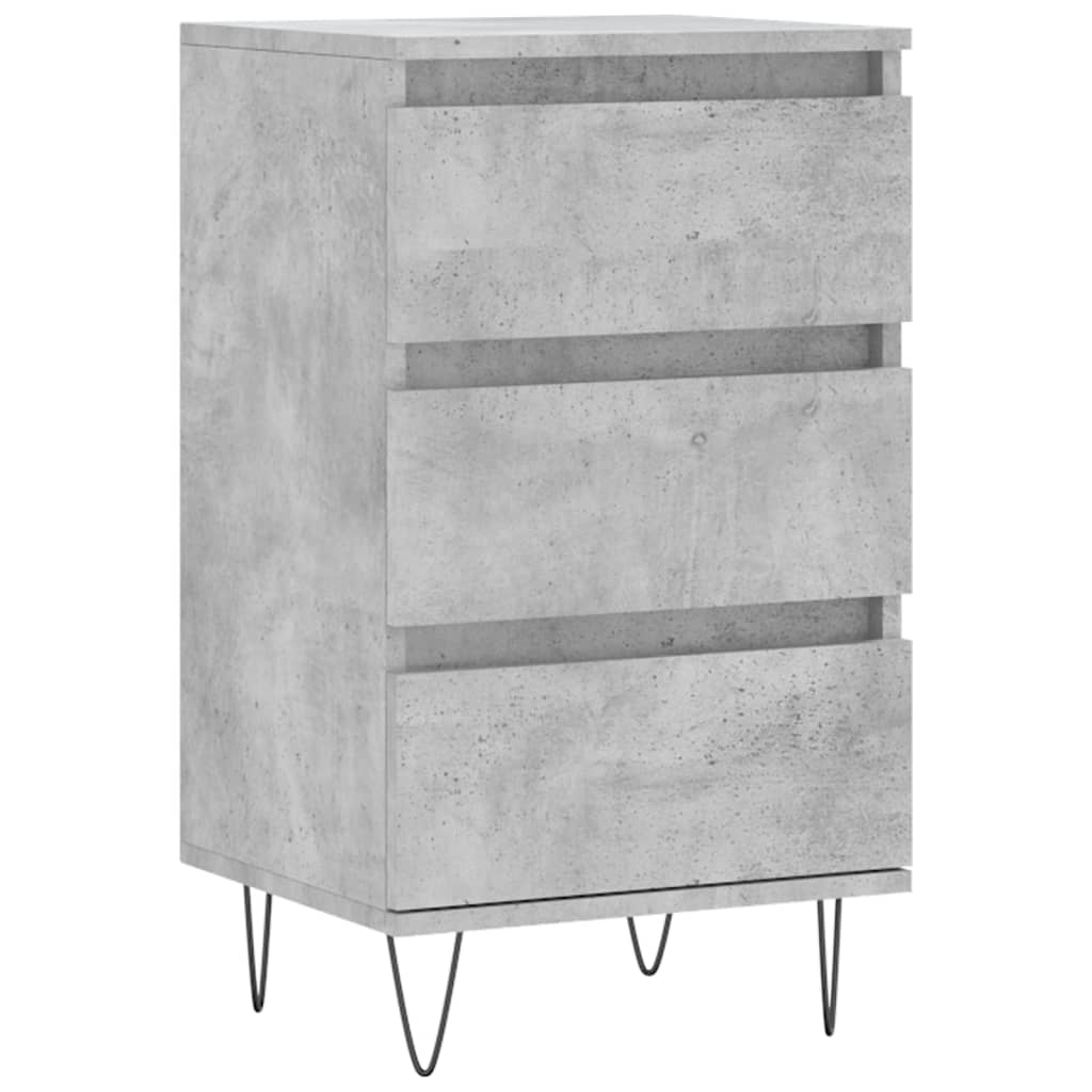 Credenza Grigio Cemento 40x35x70 cm in Legno Multistratocod mxl 104165