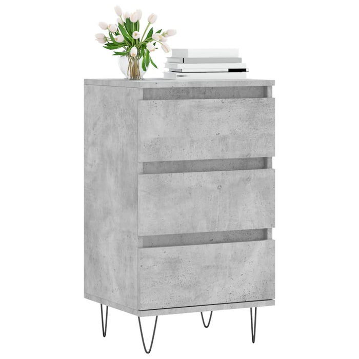 Credenza Grigio Cemento 40x35x70 cm in Legno Multistratocod mxl 104165