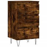 Credenza Rovere Fumo 40x35x70 cm in Legno Multistrato 831097