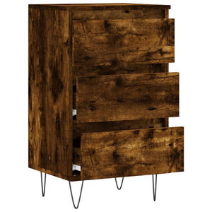 Credenza Rovere Fumo 40x35x70 cm in Legno Multistrato 831097