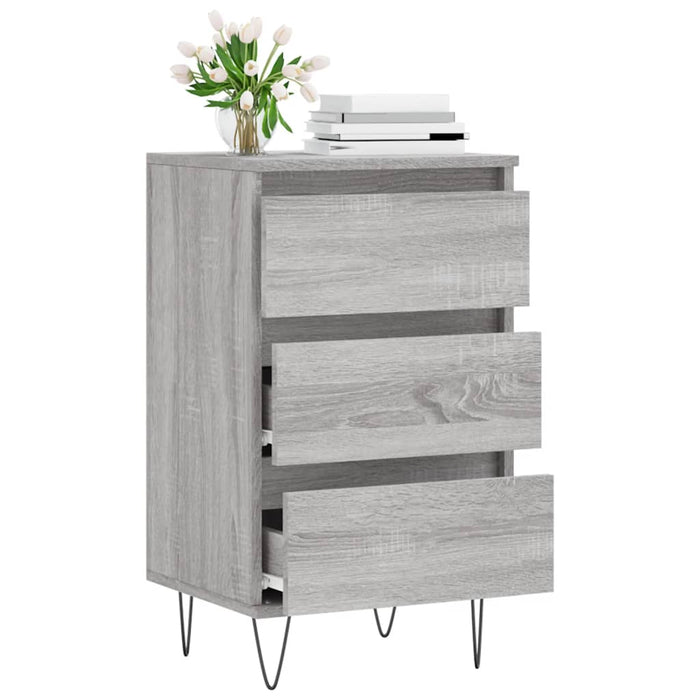 Credenza Grigio Sonoma 40x35x70 cm in Legno Multistrato 831098