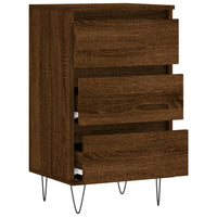 Credenza Rovere Marrone 40x35x70 cm in Legno Multistrato 831099