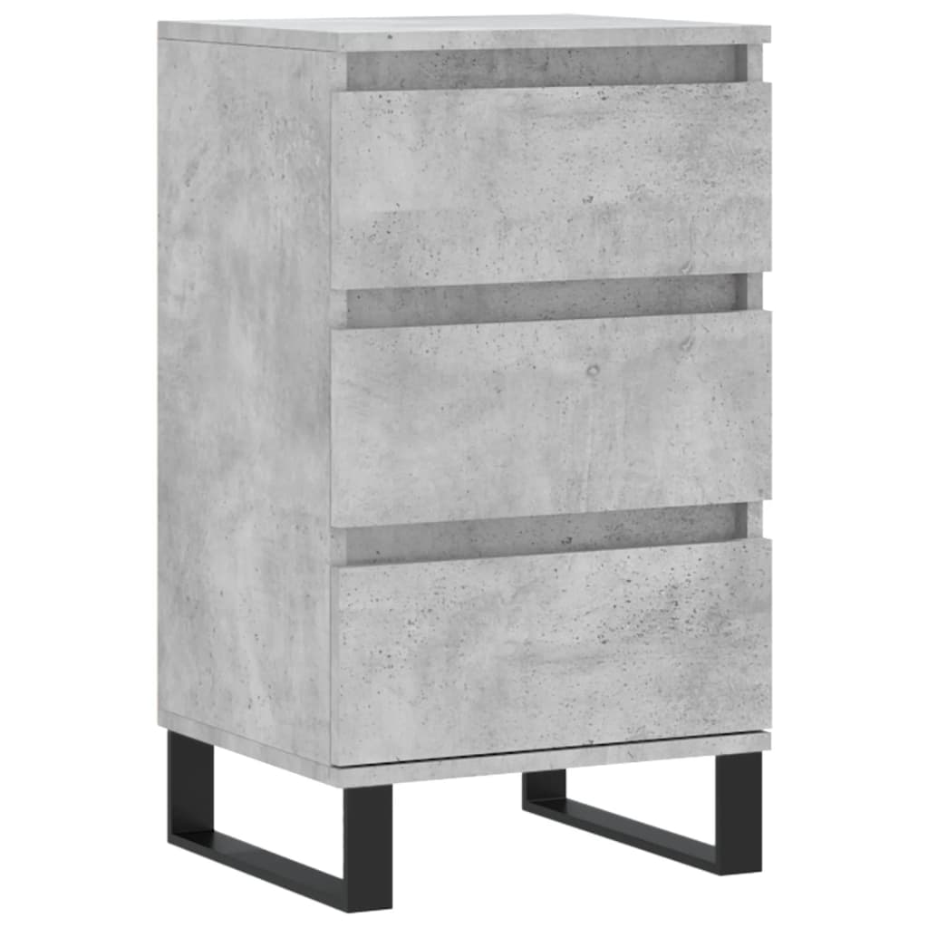 Credenza Grigio Cemento 40x35x70 cm in Legno Multistrato 831104