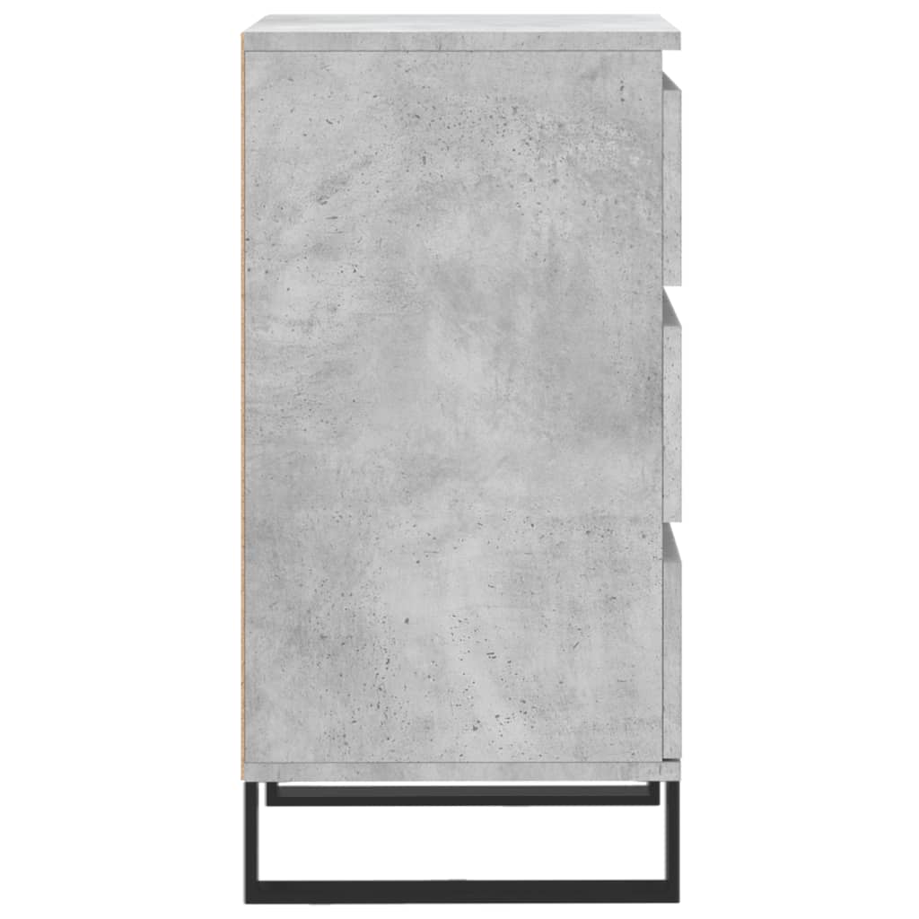 Credenza Grigio Cemento 40x35x70 cm in Legno Multistrato 831104