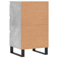 Credenza Grigio Cemento 40x35x70 cm in Legno Multistrato 831104