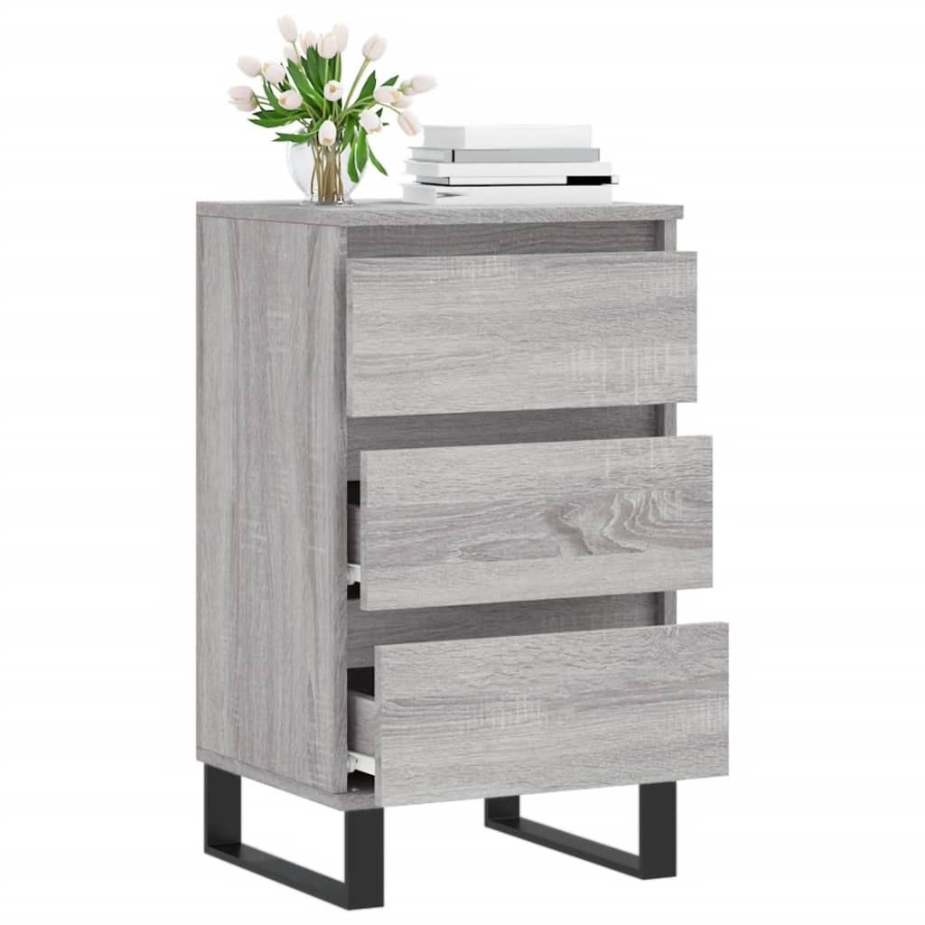 Credenza Grigio Sonoma 40x35x70 cm in Legno Multistrato 831106