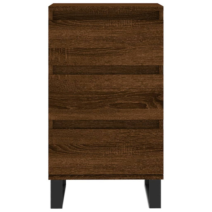 Credenza Rovere Marrone 40x35x70 cm in Legno Multistrato 831107