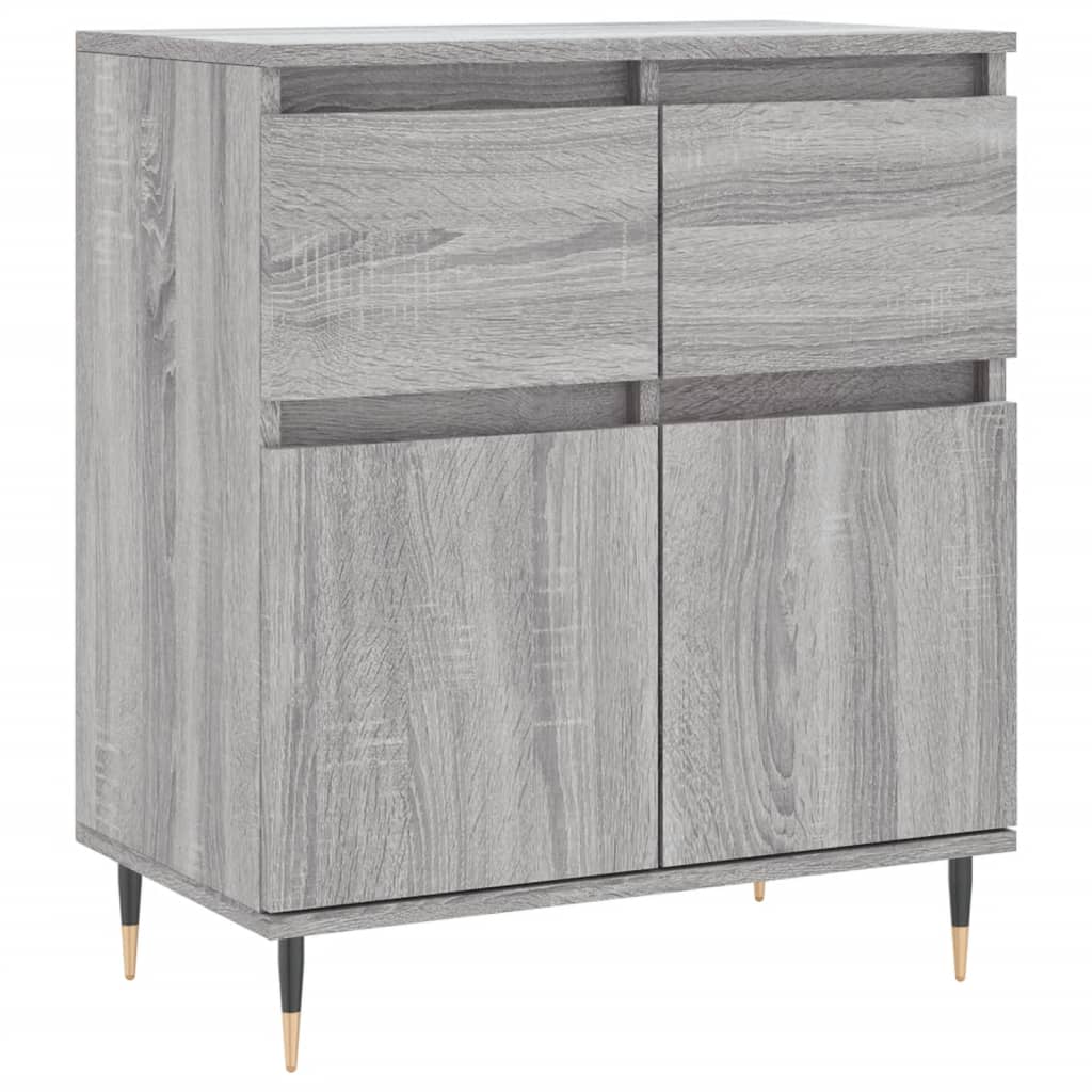 Credenza Grigio Sonoma 60x35x70 cm in Legno Multistrato 831114