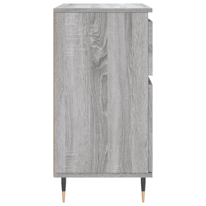 Credenza Grigio Sonoma 60x35x70 cm in Legno Multistrato 831114