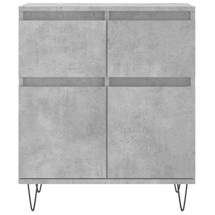 Credenza Grigio Cemento 60x35x70 cm in Legno Multistrato 831120