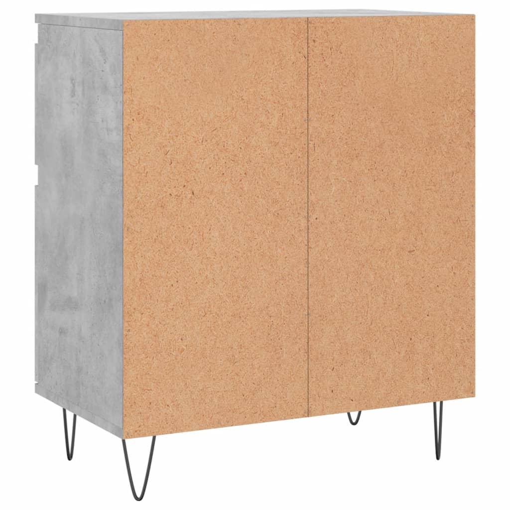 Credenza Grigio Cemento 60x35x70 cm in Legno Multistrato 831120