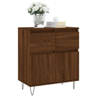 Credenza Rovere Marrone 60x35x70 cm in Legno Multistratocod mxl 128869