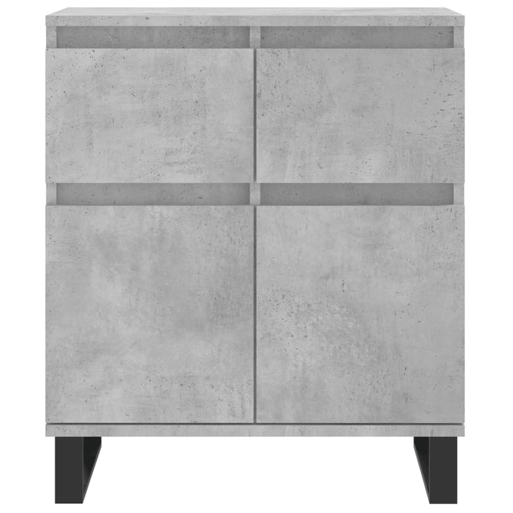 Credenza Grigio Cemento 60x35x70 cm in Legno Multistrato 831128