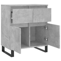 Credenza Grigio Cemento 60x35x70 cm in Legno Multistrato 831128