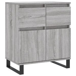 Credenza Grigio Sonoma 60x35x70 cm in Legno Multistrato 831130