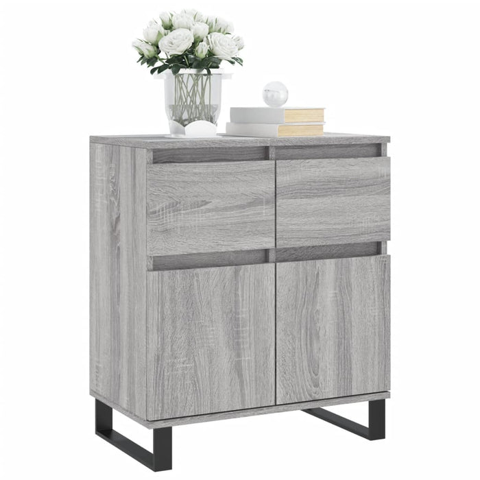 Credenza Grigio Sonoma 60x35x70 cm in Legno Multistrato 831130