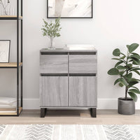 Credenza Grigio Sonoma 60x35x70 cm in Legno Multistrato 831130