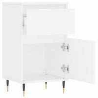 Credenza Bianca 40x35x70 cm in Legno Multistrato 831132