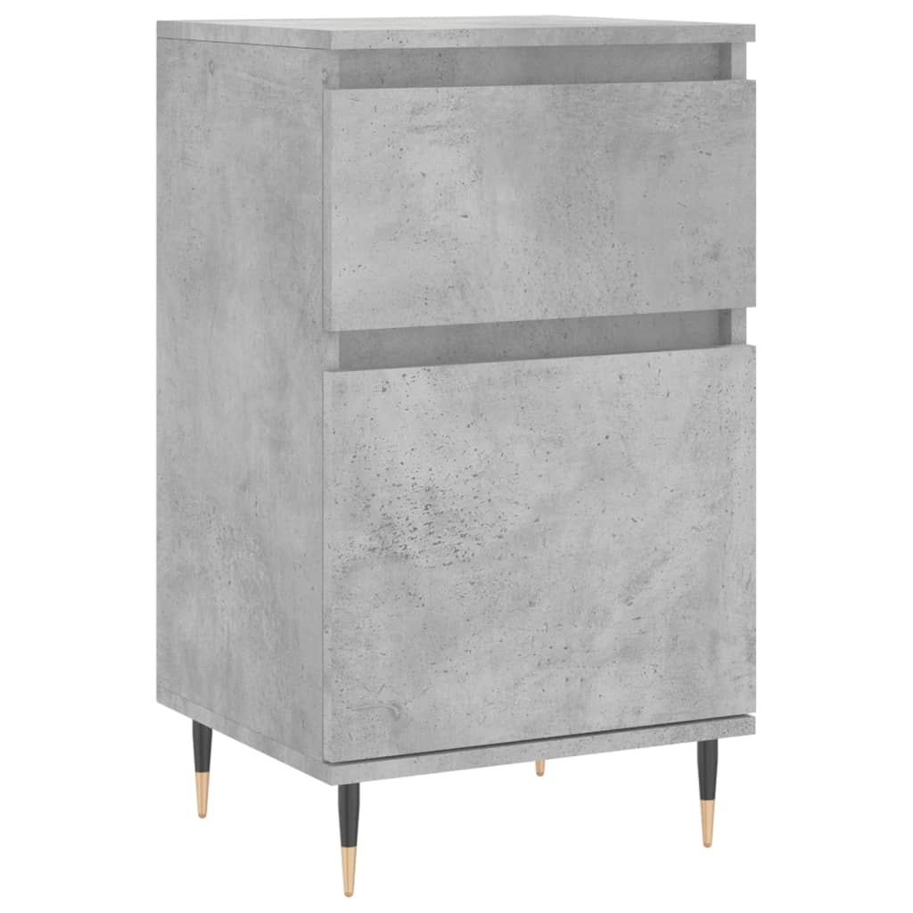 Credenza Grigio Cemento 40x35x70 cm in Legno Multistrato 831140