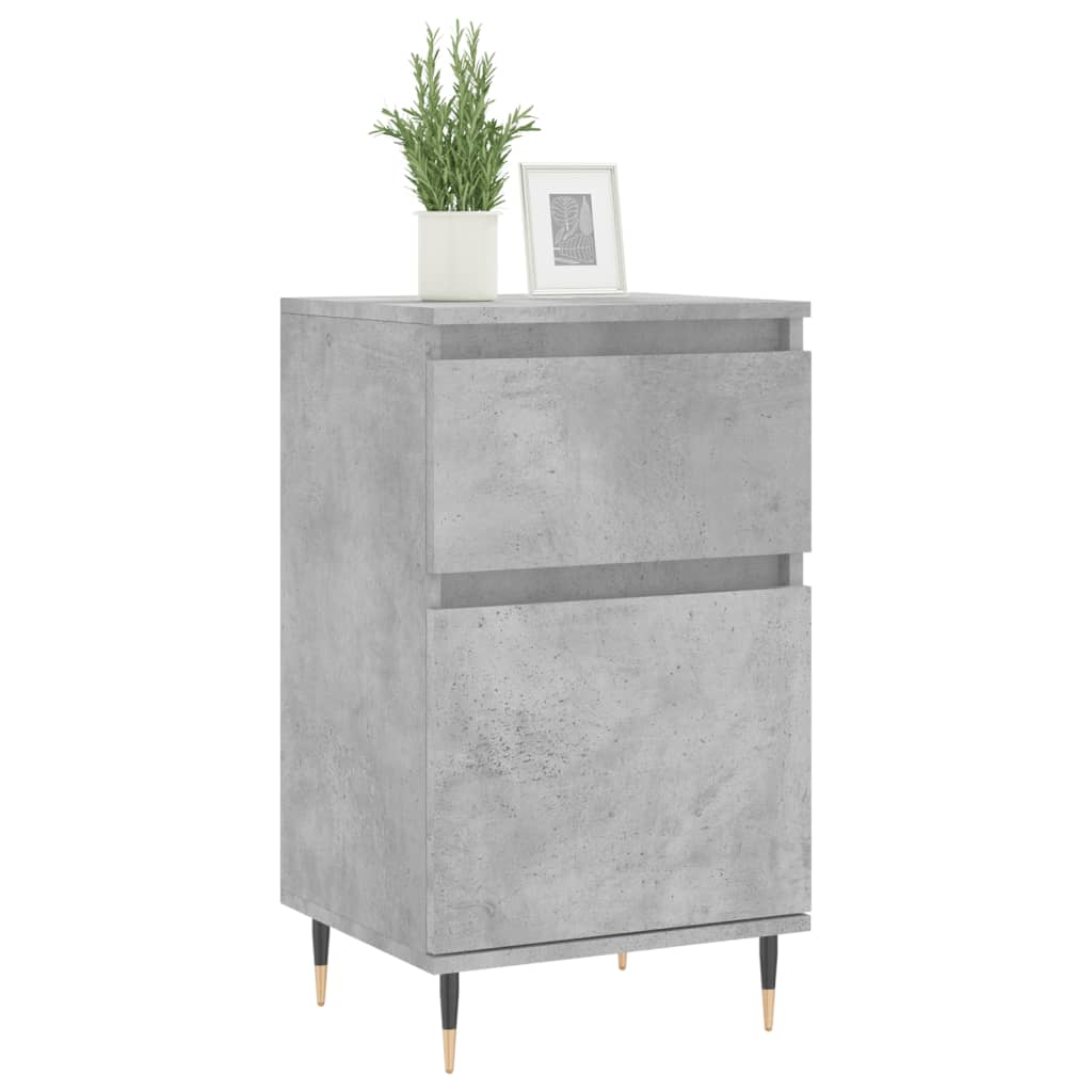 Credenza Grigio Cemento 40x35x70 cm in Legno Multistratocod mxl 128402